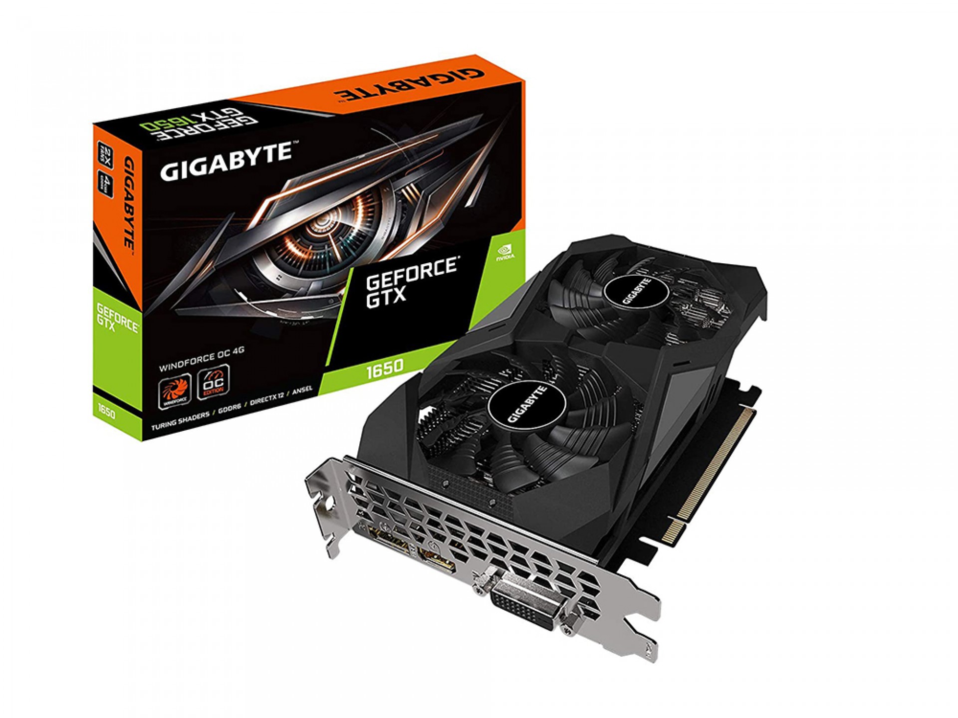 Gigabyte GeForce GTX 1650 D6 WINDFORCE OC 4G Graphics Card