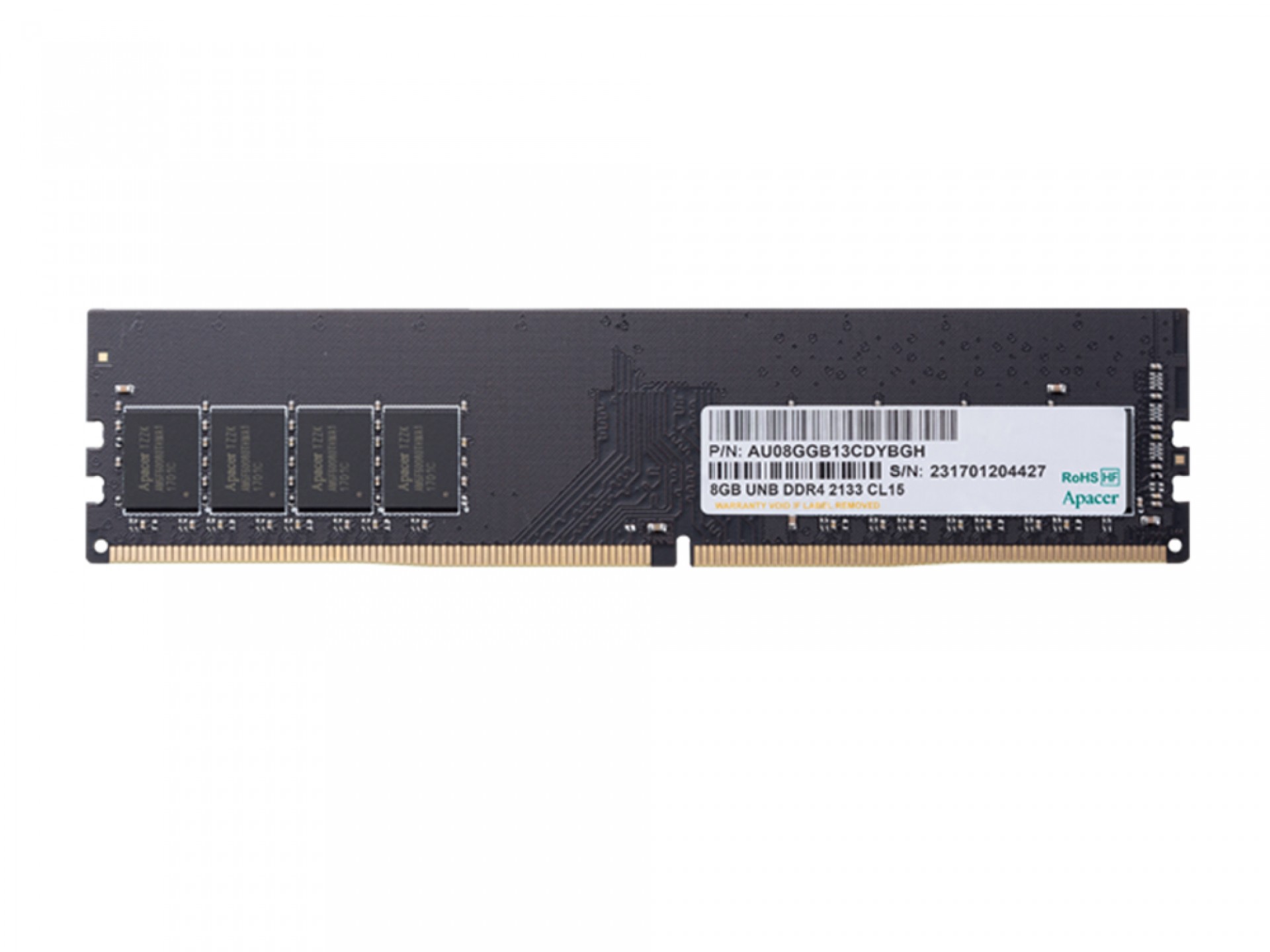 Apacer 8GB Single DDR4 2666MHz Desktop RAM