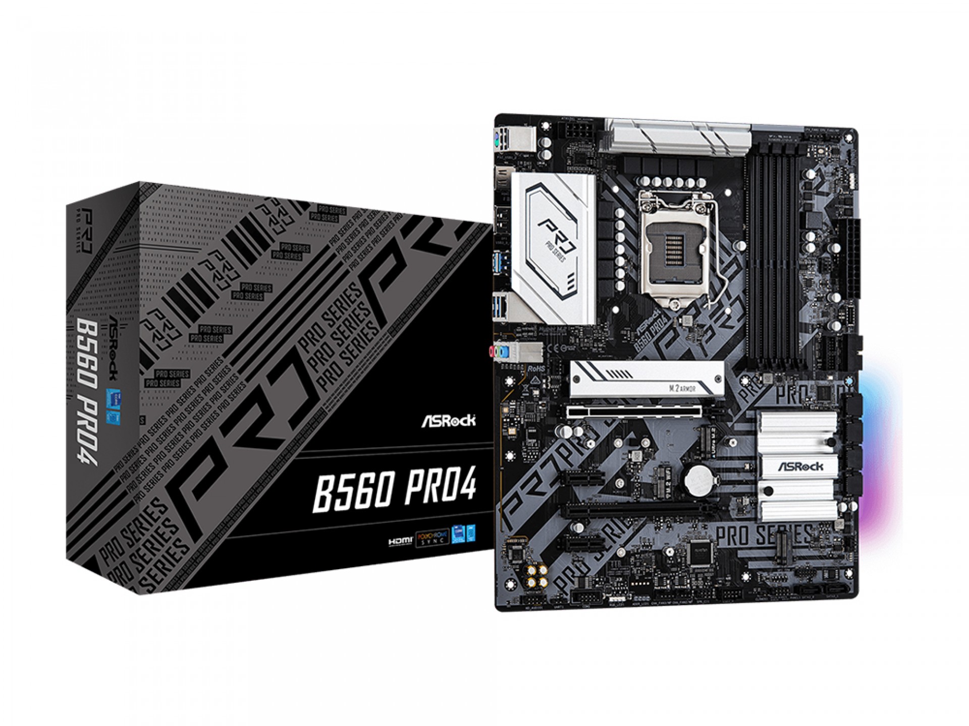 ASRock B560 Pro4 10th and 11th Gen ATX Motherboard