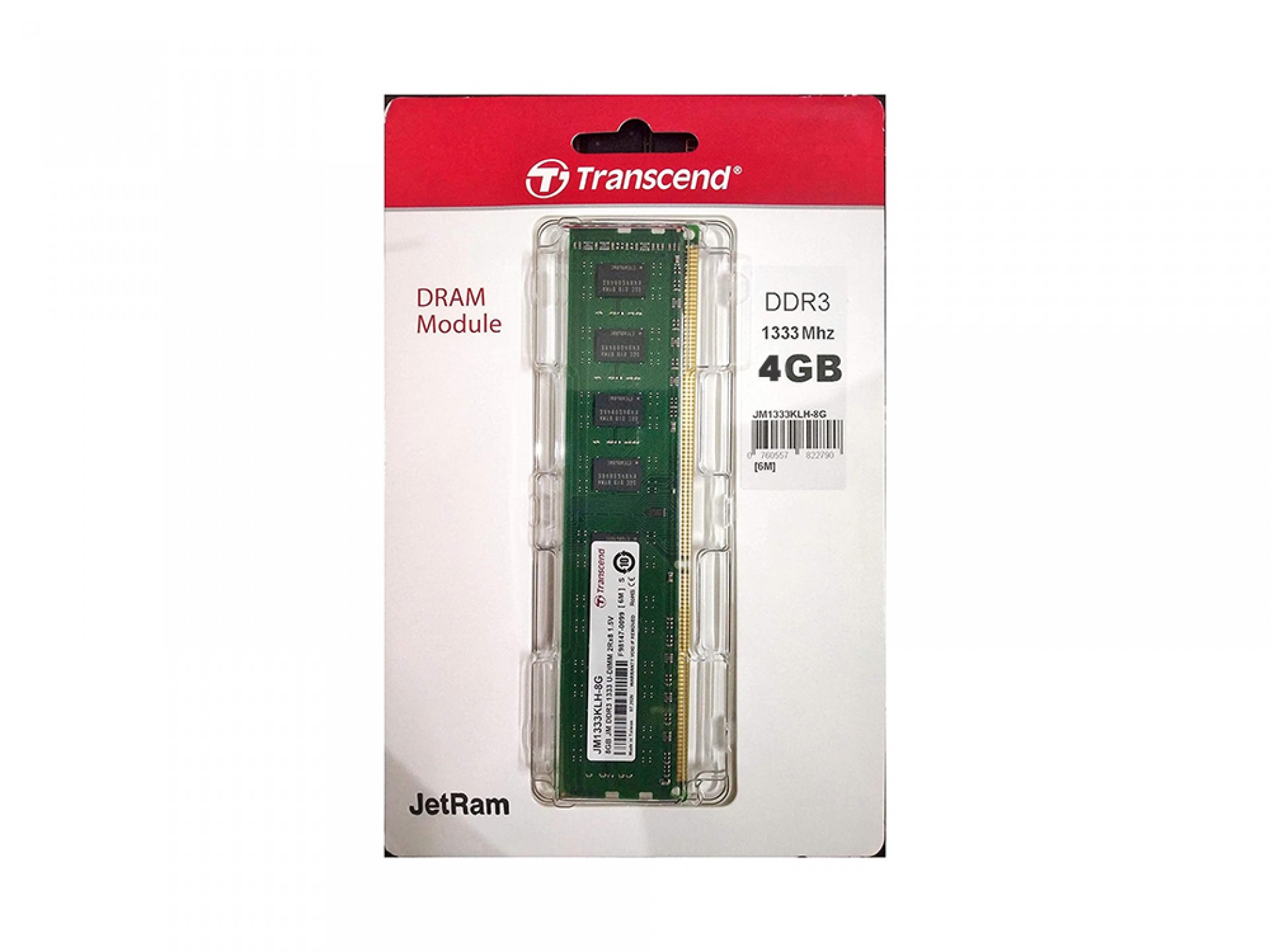 Transcend 4GB DDR3 1333 MHz Desktop RAM