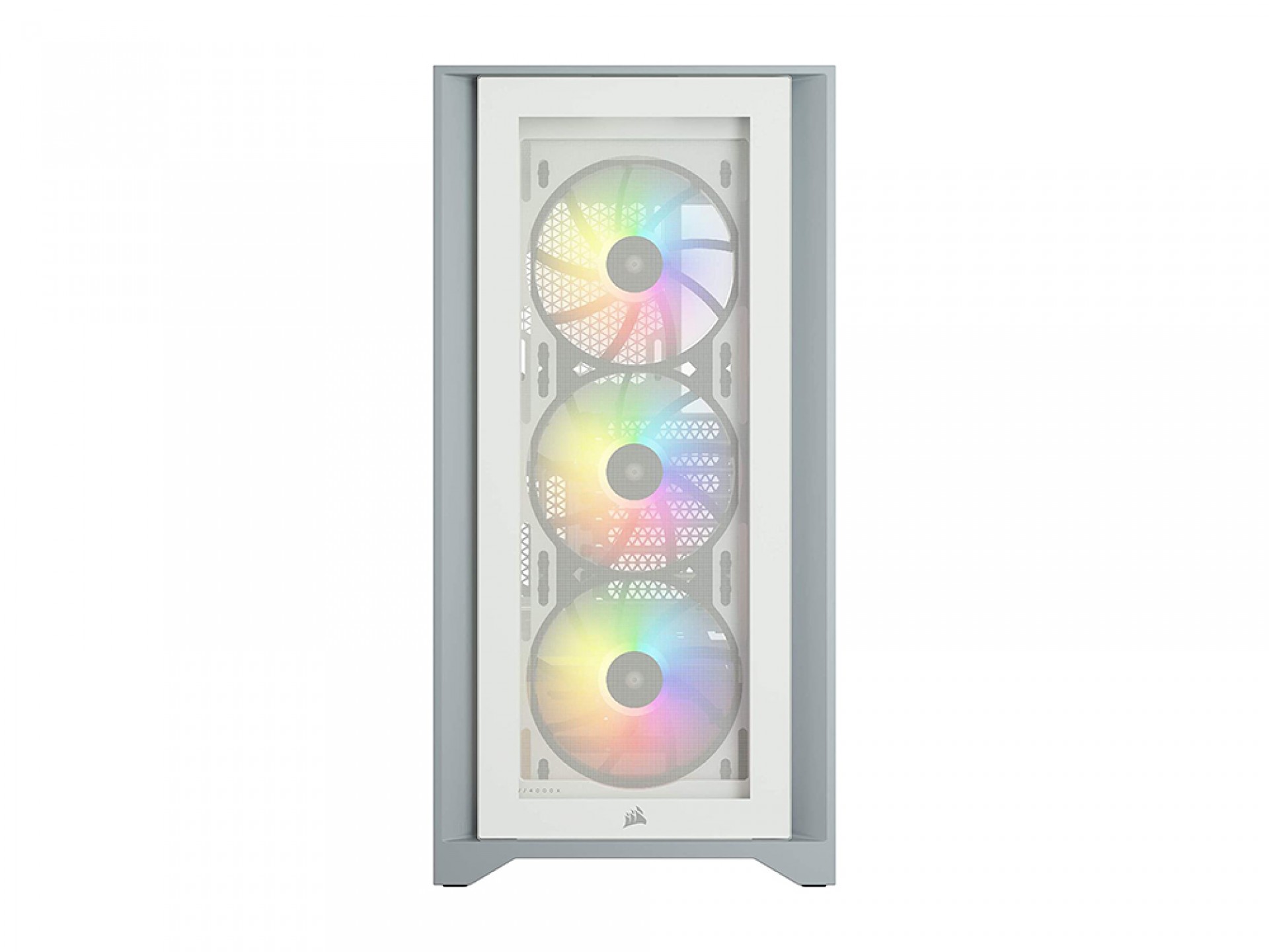 Corsair iCUE 4000X RGB Tempered Glass Mid-Tower ATX Casing(White)